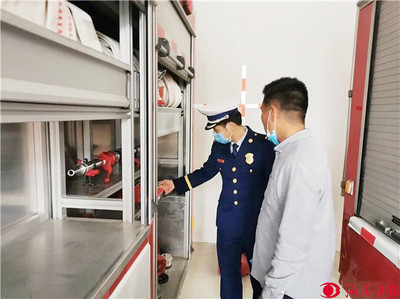 城區開展專職消防隊戰備拉動檢查